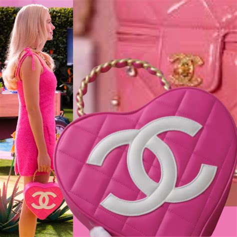 borsa cuore chanel barbie|Chanel bag Barbie movie.